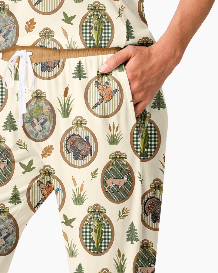 Hunting Season Bamboo Women Pajama Set