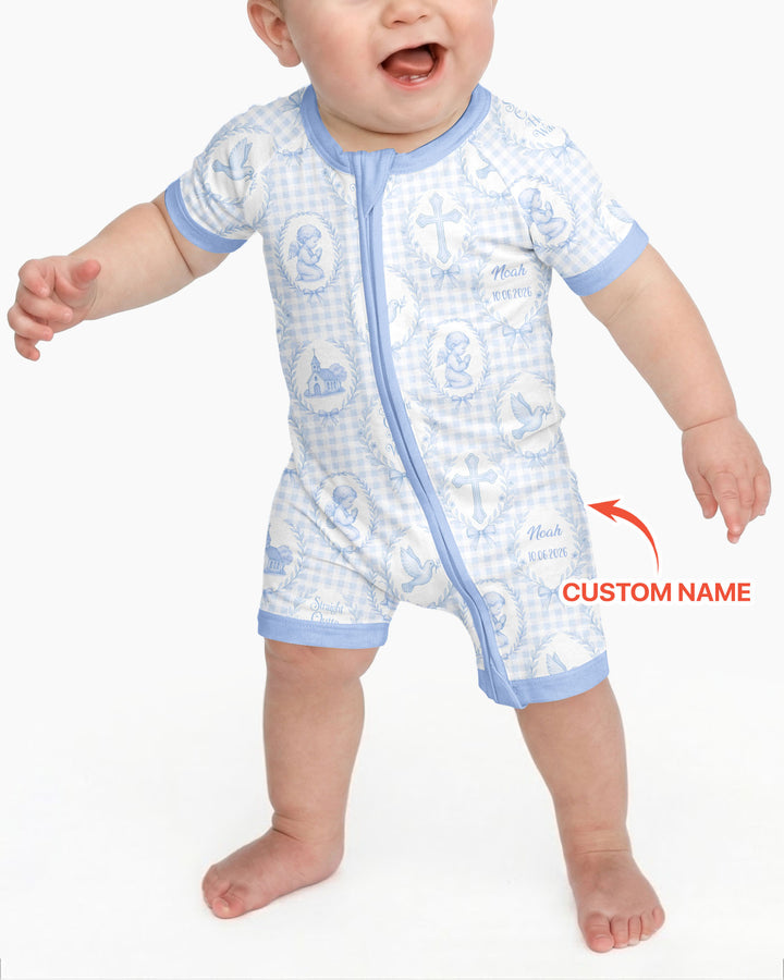 Custom Name Baptism Straight Outta Holy Water Bamboo Shorty Zippy