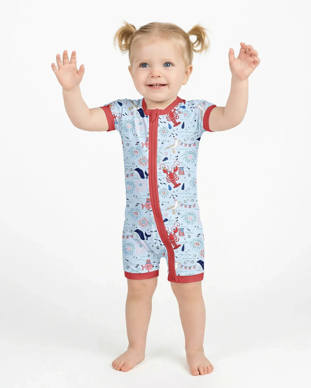 250 Summers Strong Matching Family Bamboo Shorty Zippy