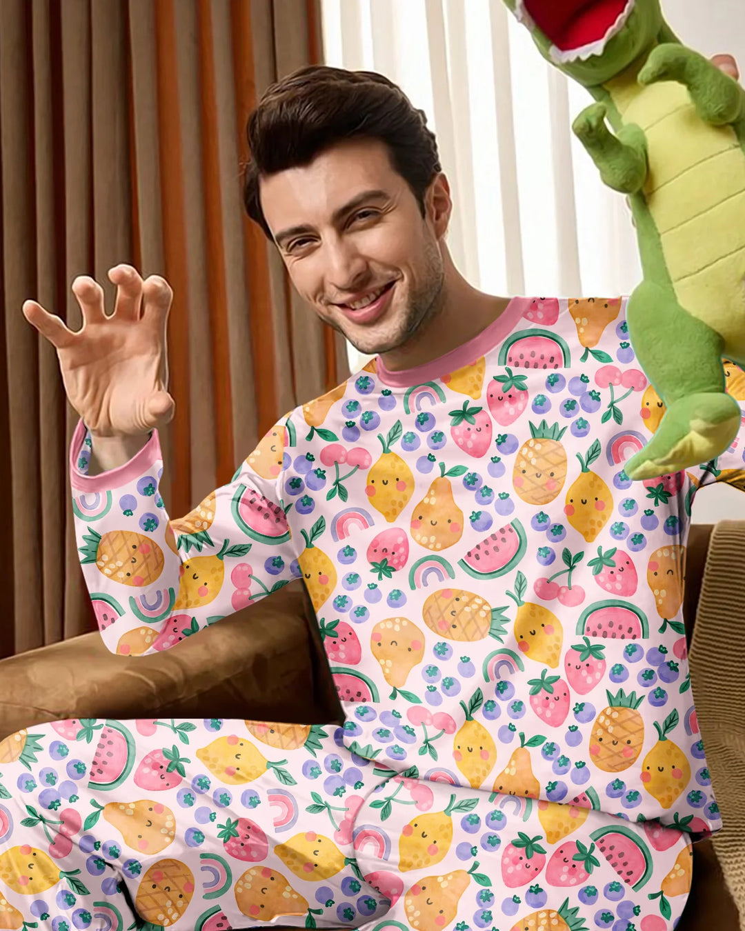 plantilla Conjunto de Pijama de Bambú para Hombre