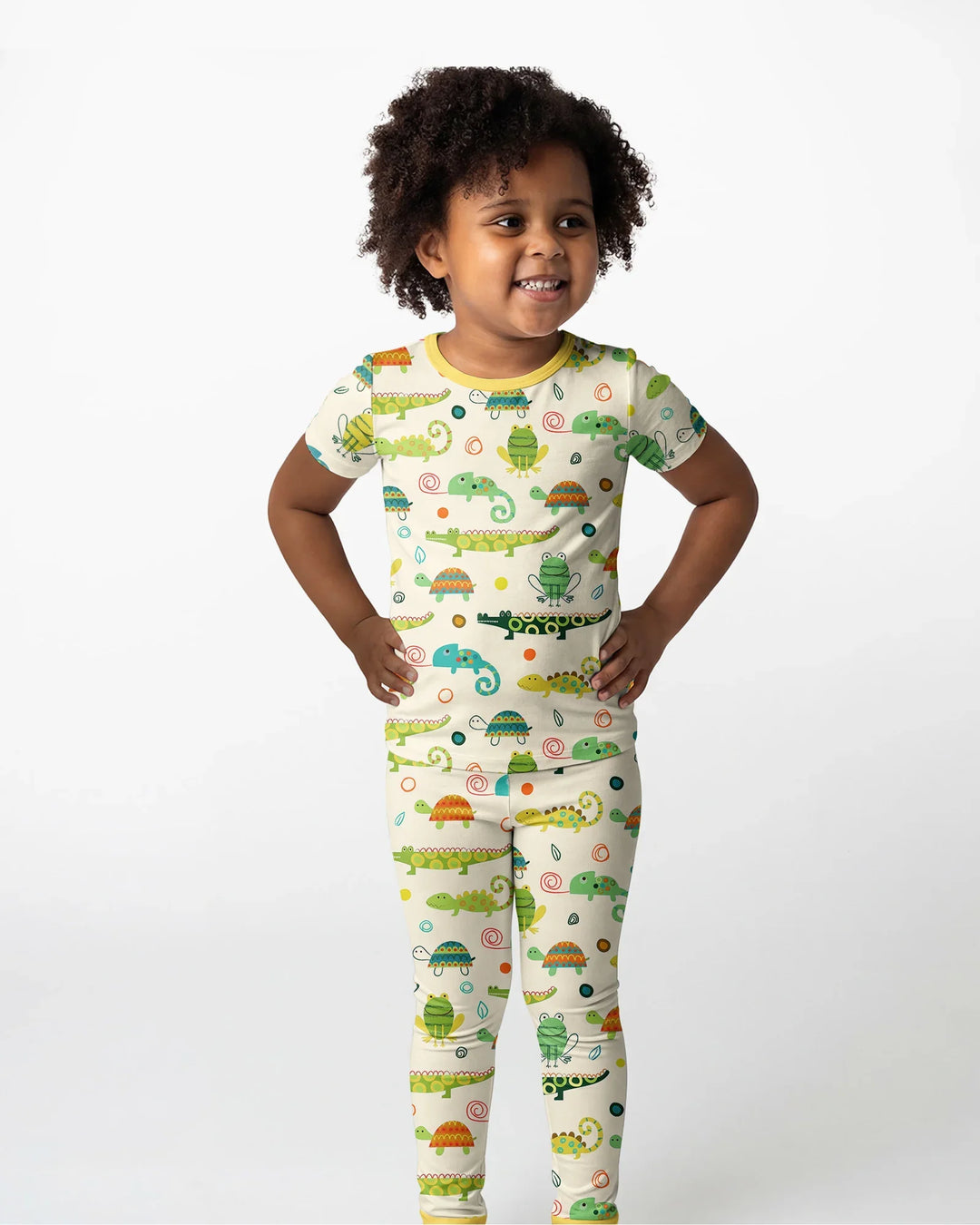 Zweiteiliges, kurzärmliges Pyjama-Set mit Marienkäfern