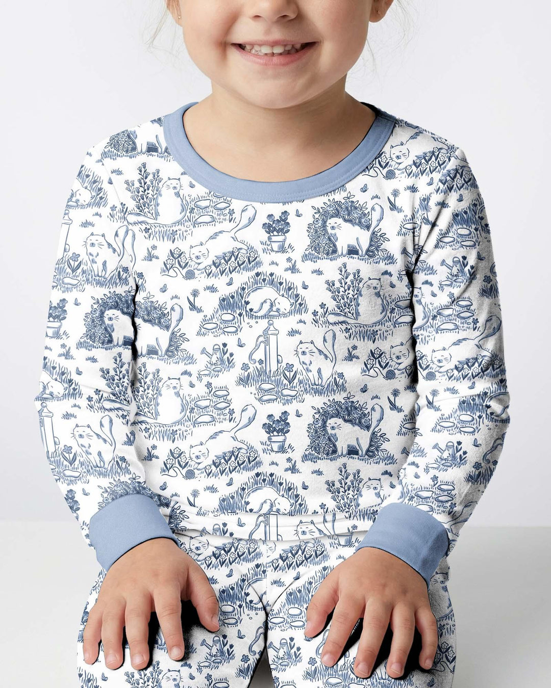 Conjunto de pijama de dos piezas de bambú de manga larga