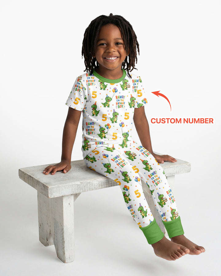 Zweiteiliges, kurzärmliges Pyjama-Set mit Marienkäfern