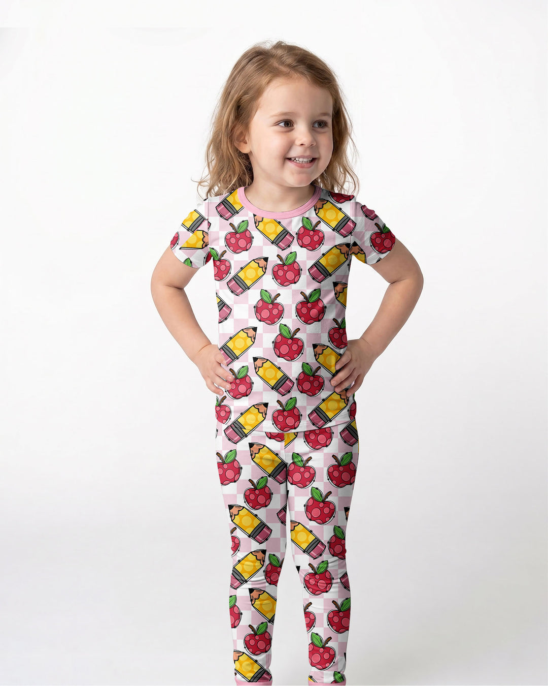 Zweiteiliges, kurzärmliges Pyjama-Set mit Marienkäfern