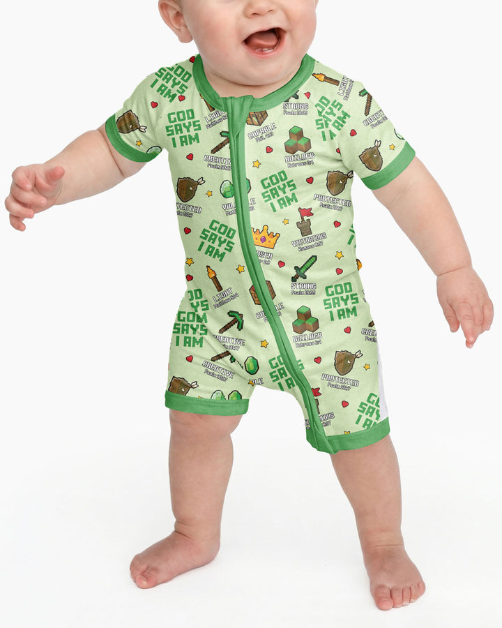Christian Gamer Bamboo Shorty Zippy