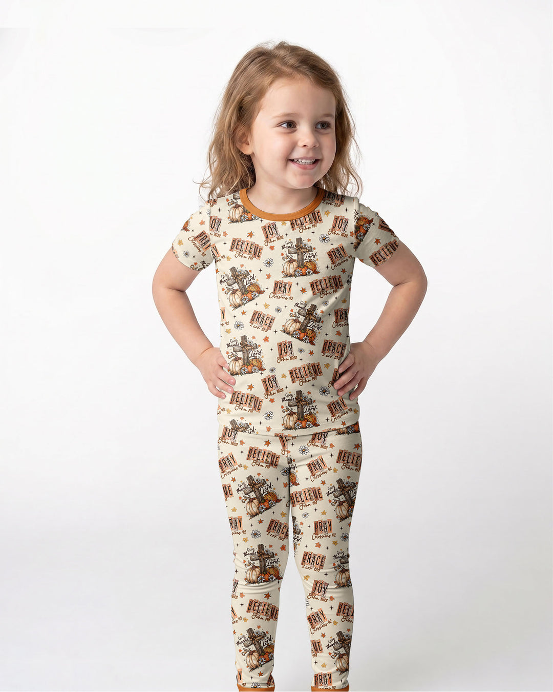Conjunto de pijama de dos piezas de manga corta de bambú