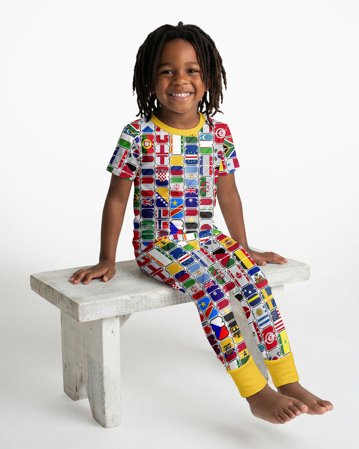 We Are 26 Family Matching Bamboo Two Piece Short Sleeve Pajama Set
