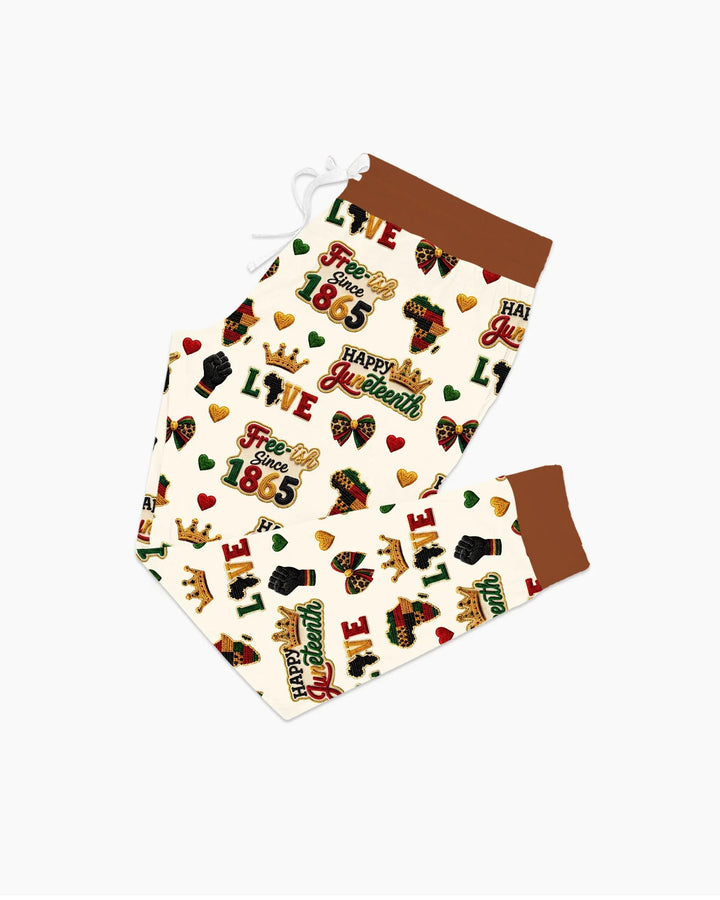 Juneteenth Free-ish Since 1865 Bamboo Women Pajama Set