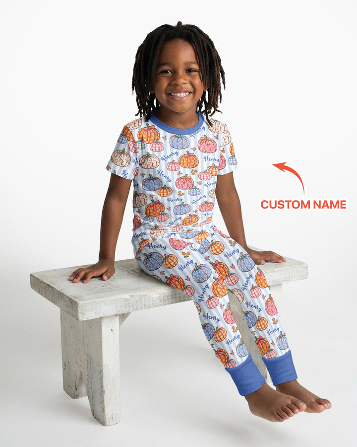 Zweiteiliges, kurzärmliges Pyjama-Set mit Marienkäfern