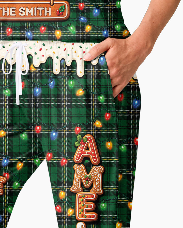 The Cookie Crew Custom Name Bamboo Women Pajama Set