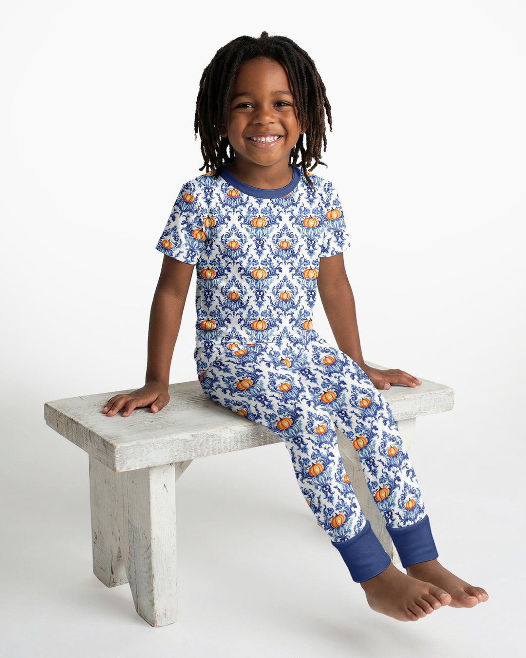 Zweiteiliges, kurzärmliges Pyjama-Set mit Marienkäfern