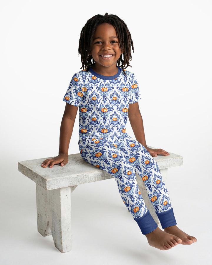 Zweiteiliges, kurzärmliges Pyjama-Set mit Marienkäfern