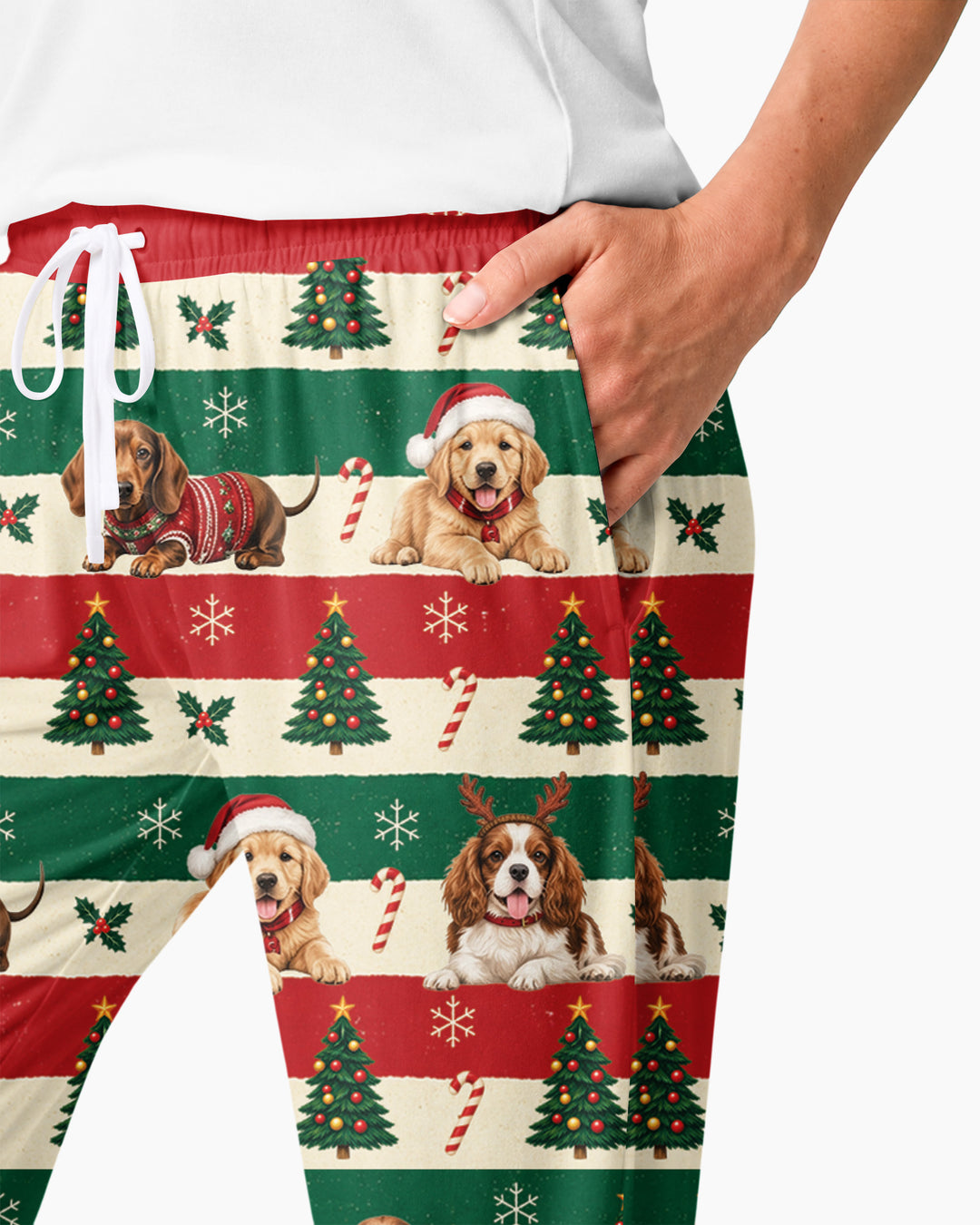 Dog Lover Christmas Bamboo Women Pajama Set