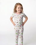 Zweiteiliges, kurzärmliges Pyjama-Set mit Marienkäfern