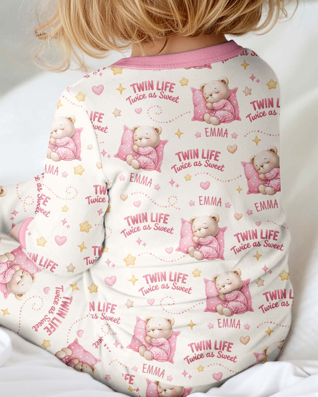 Custom Name Twin Life Twice As Sweet Bamboo Convertible Zippy