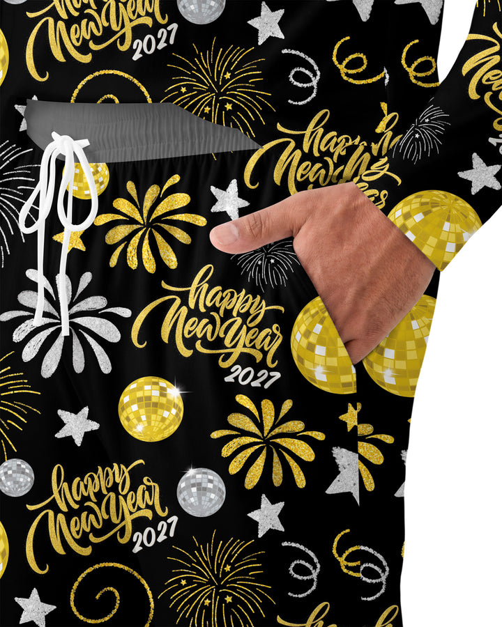 New Year's Eve Celebration 2027  Bamboo Men's Pajama Set