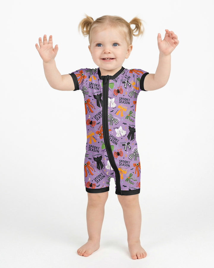 Spooky Bows Spooky Season Bamboo Shorty Zippy