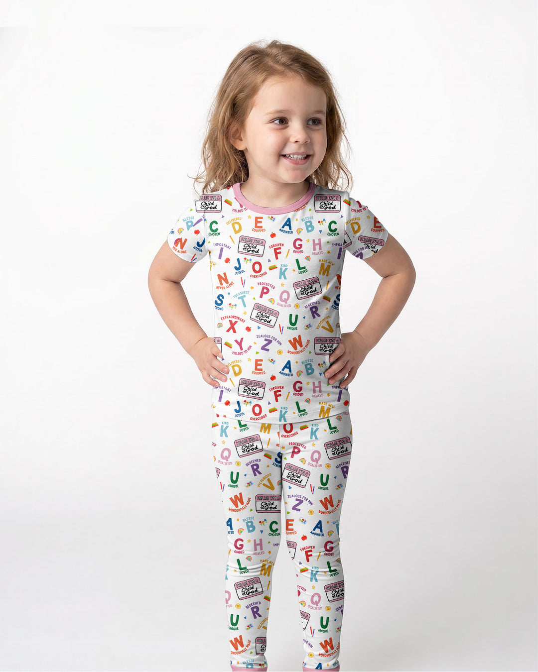 Zweiteiliges, kurzärmliges Pyjama-Set mit Marienkäfern