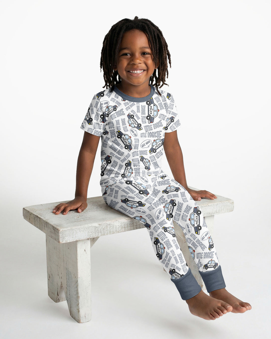 Little Rookie Bamboo Two Piece Short Sleeve Pajama Set