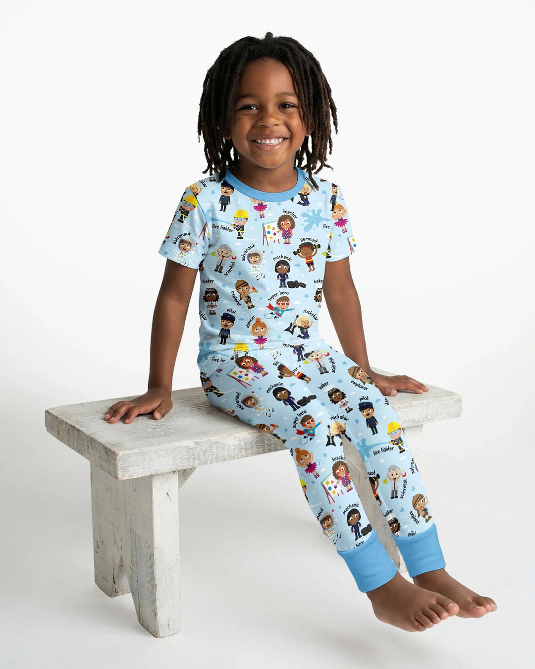 When I Grow Up Bamboo Two Piece Short Sleeve Pajama Set
