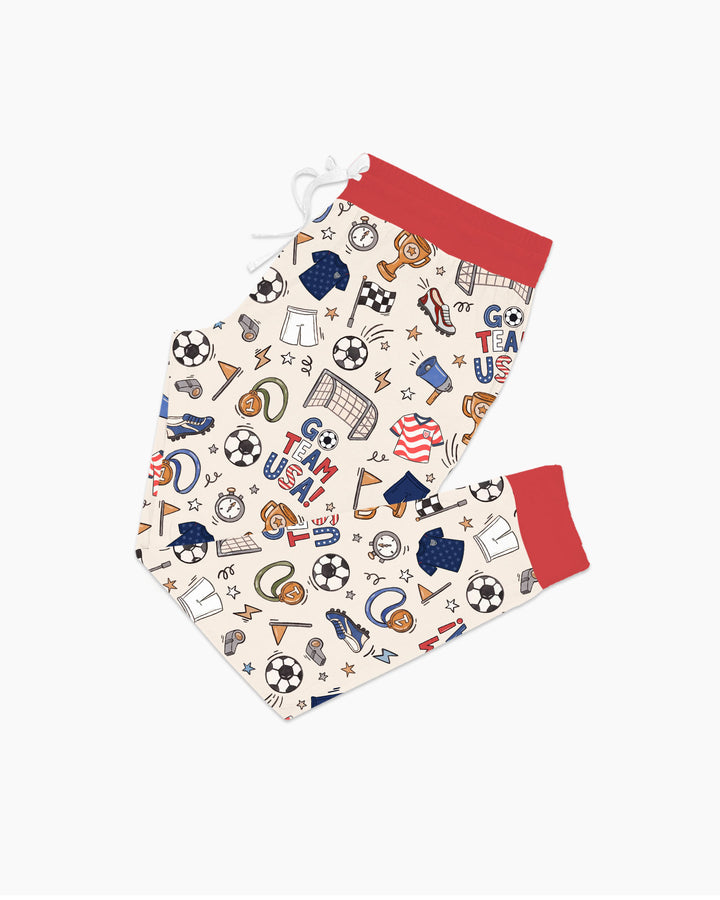 Soccer Go Team USA Bamboo Women Pajama Set