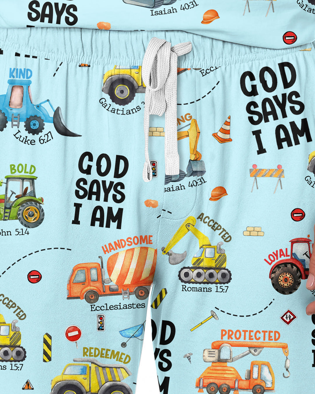 God Says I am Bamboo Men's Pajama Set