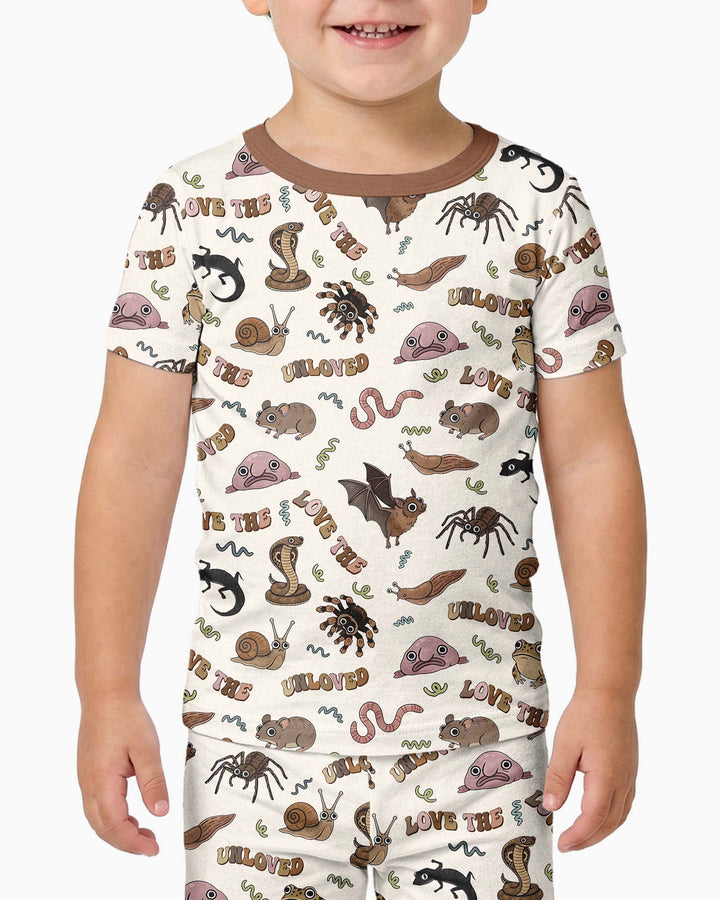 Love The Unloved Bamboo Two Piece Short Sleeve Pajama Set