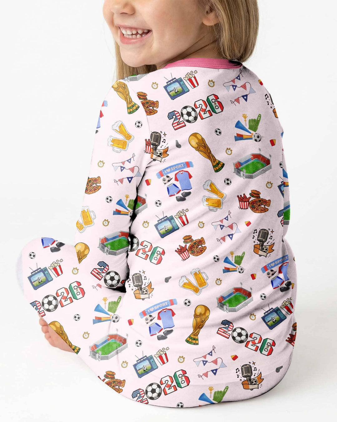 Dreaming of The Cup Bamboo Two Piece Long Sleeve Pajama Set