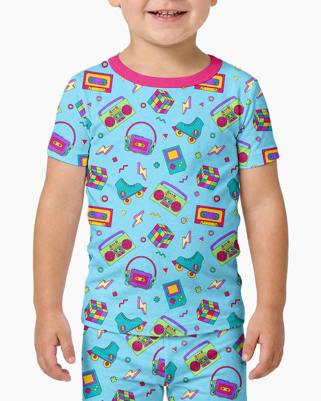 Zweiteiliges, kurzärmliges Pyjama-Set mit Marienkäfern