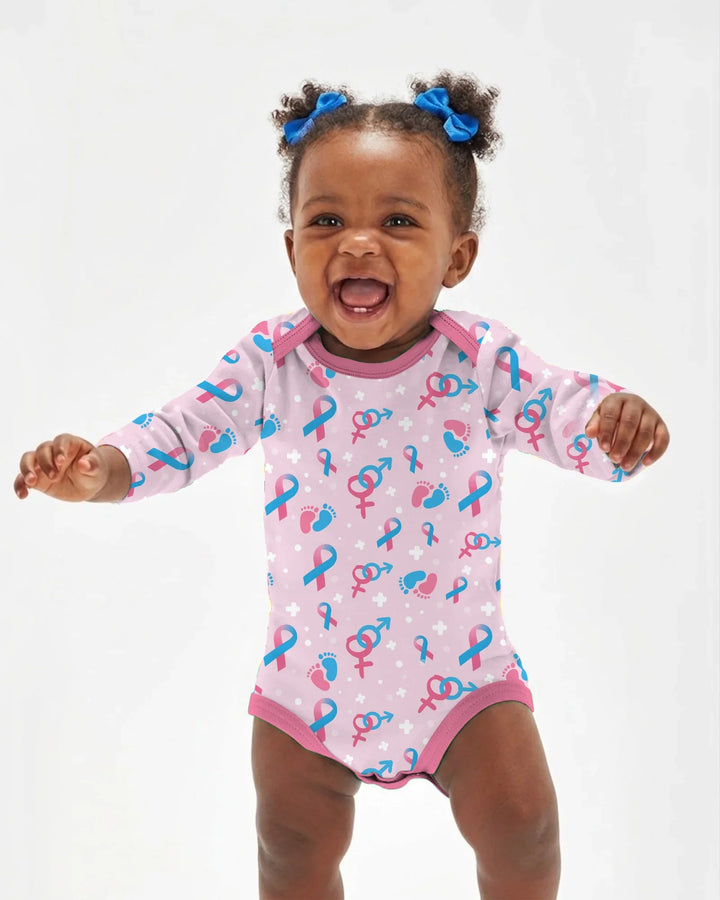 Gerippte Babykleidung mit individuellem Foto - Weich &amp; Skizzenhaft