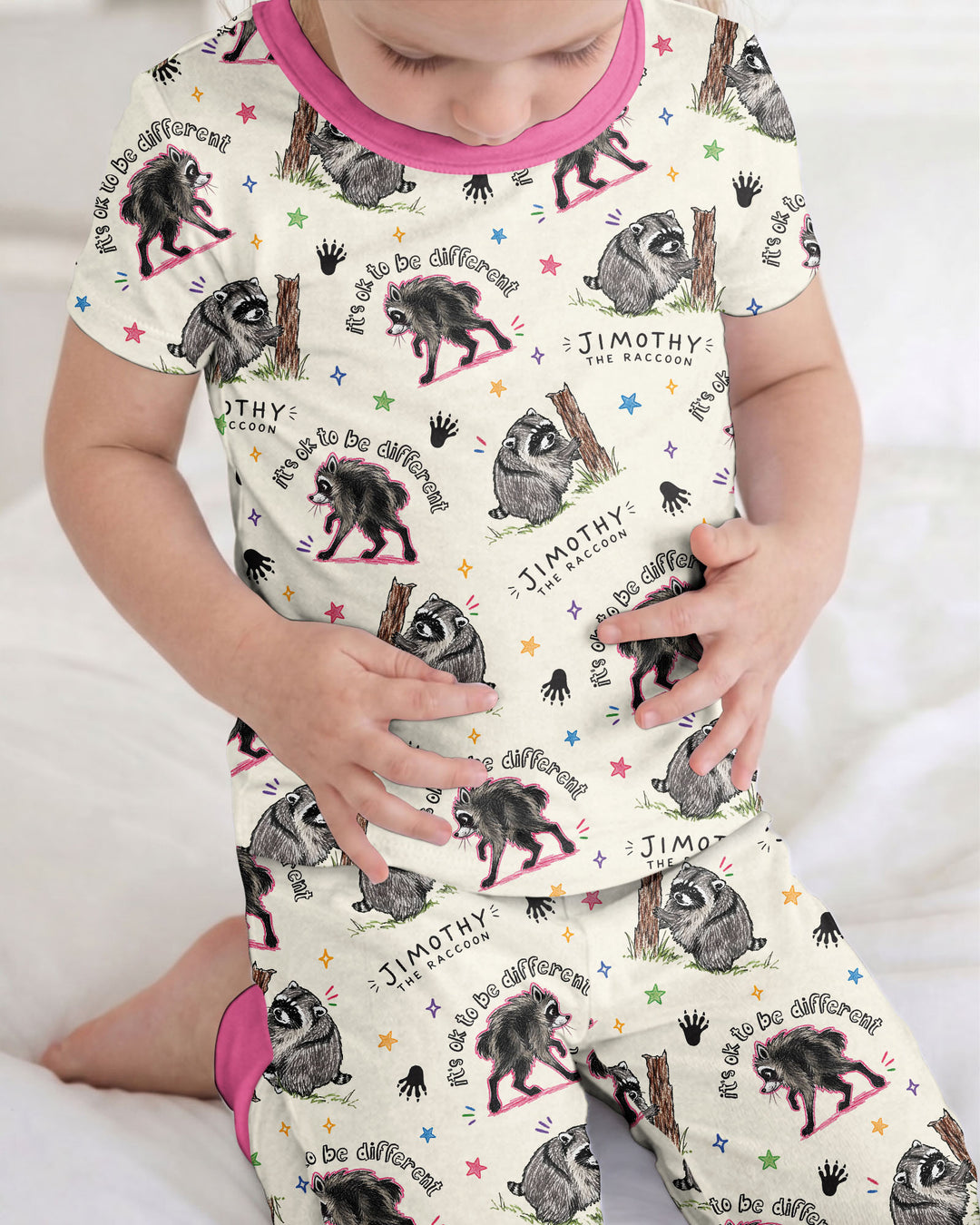 It's Okay to be Jimothy Bamboo Two Piece Short Sleeve Pajama Set