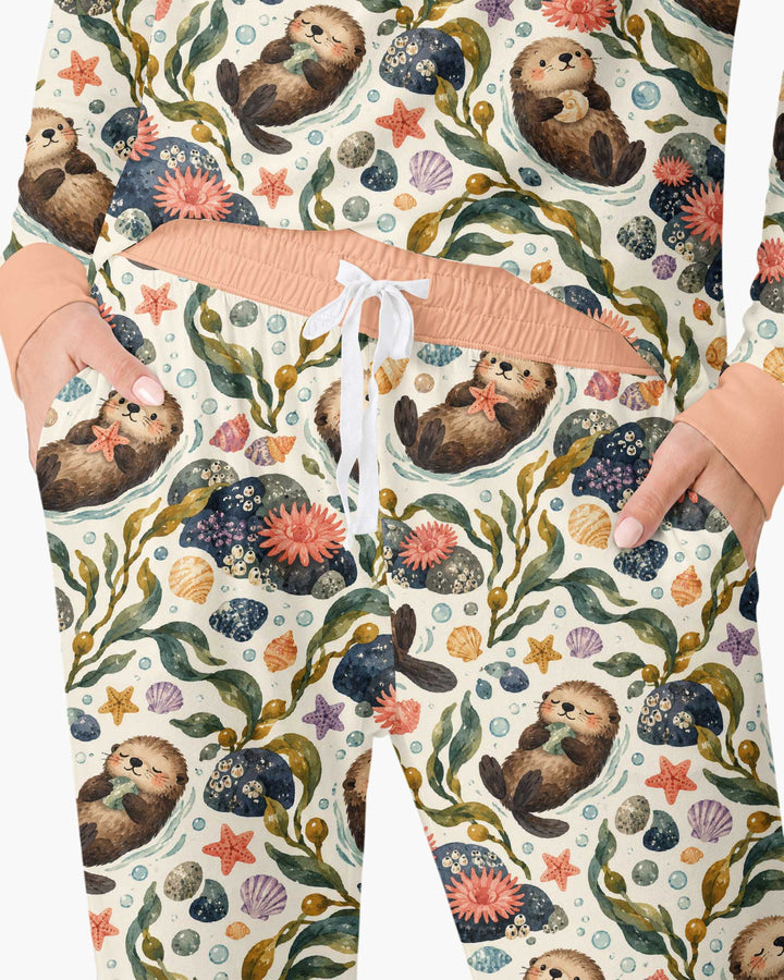 Otterly Dreamy Bamboo Women Pajama Set