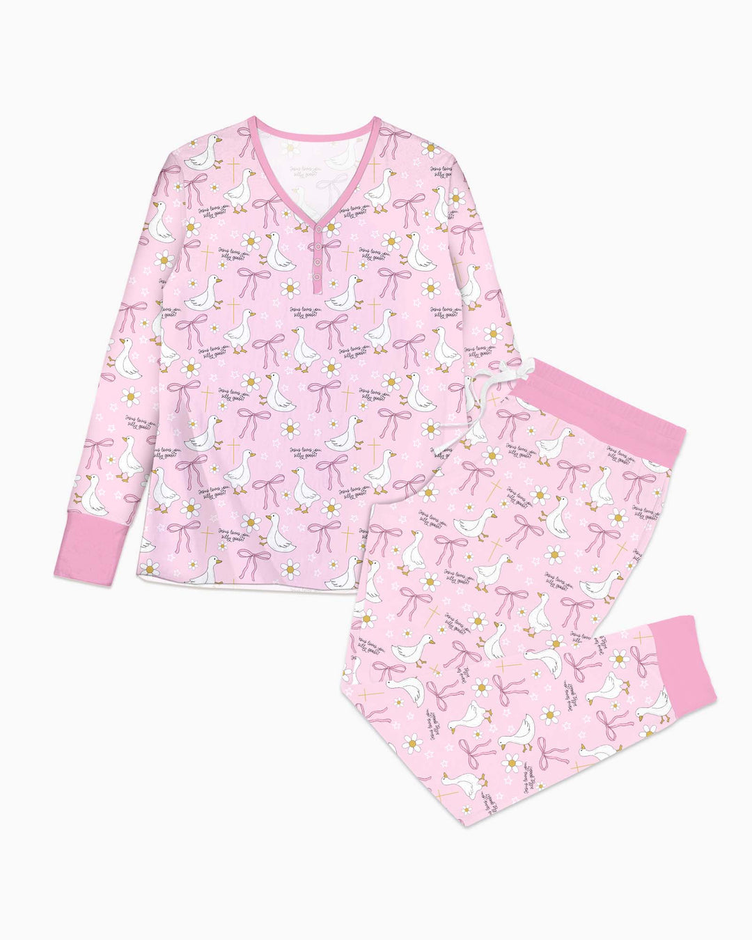 Vorlage Bambus Damen Pyjama Set