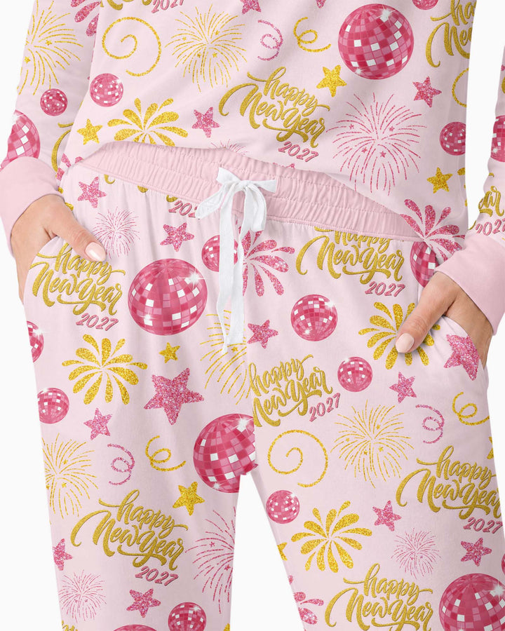 New Year's Eve Celebration 2027  Bamboo Women Pajama Set