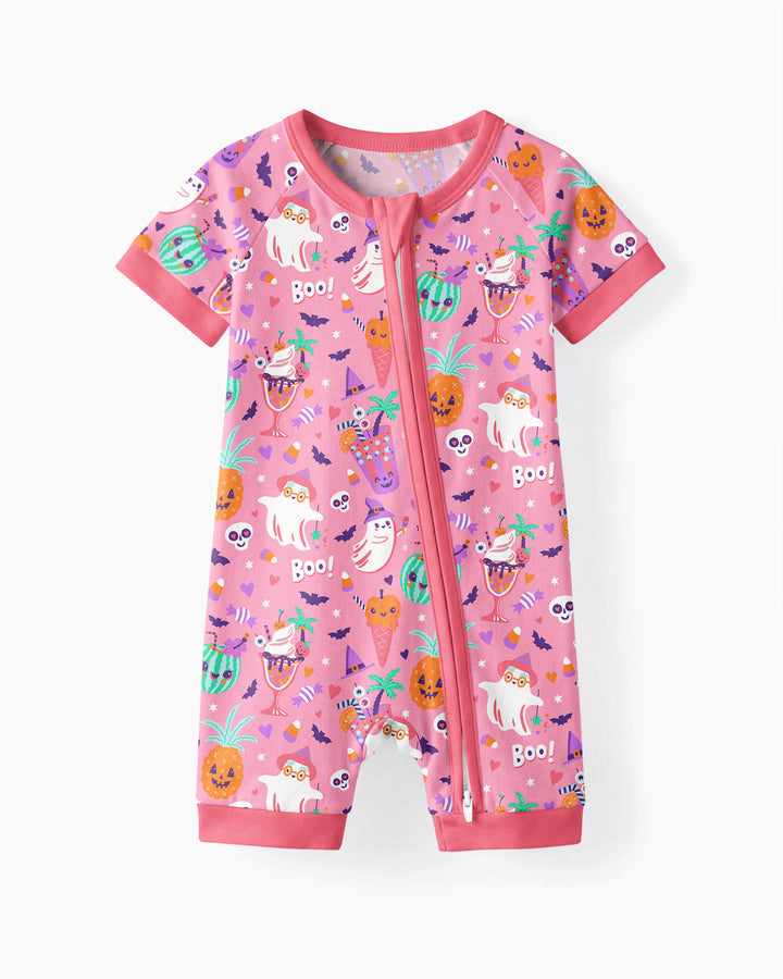 Summerween Doodles Bamboo Shorty Zippy