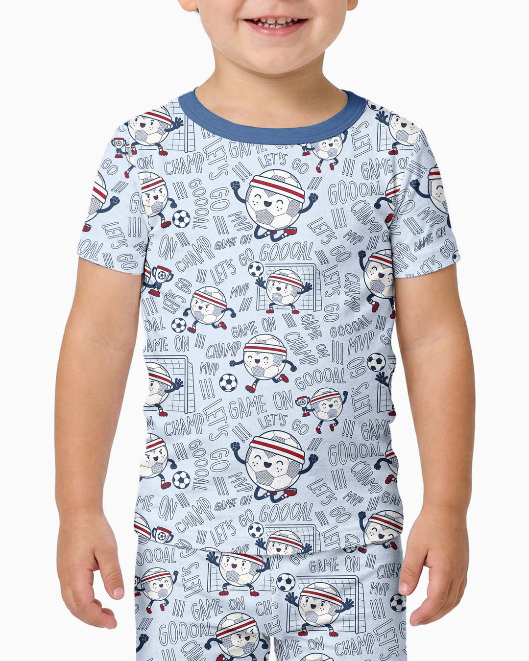 Zweiteiliges, kurzärmliges Pyjama-Set mit Marienkäfern