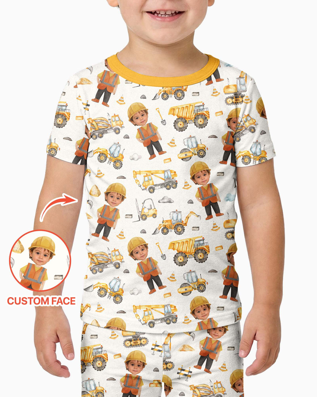 Zweiteiliges, kurzärmliges Pyjama-Set mit Marienkäfern