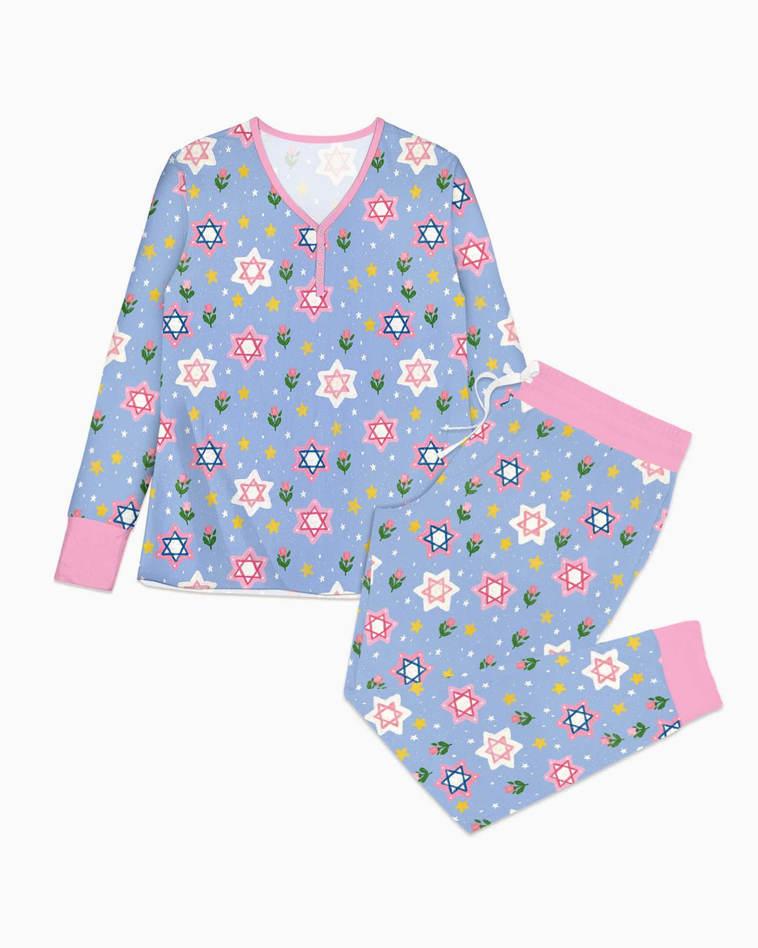Vorlage Bambus Damen Pyjama Set