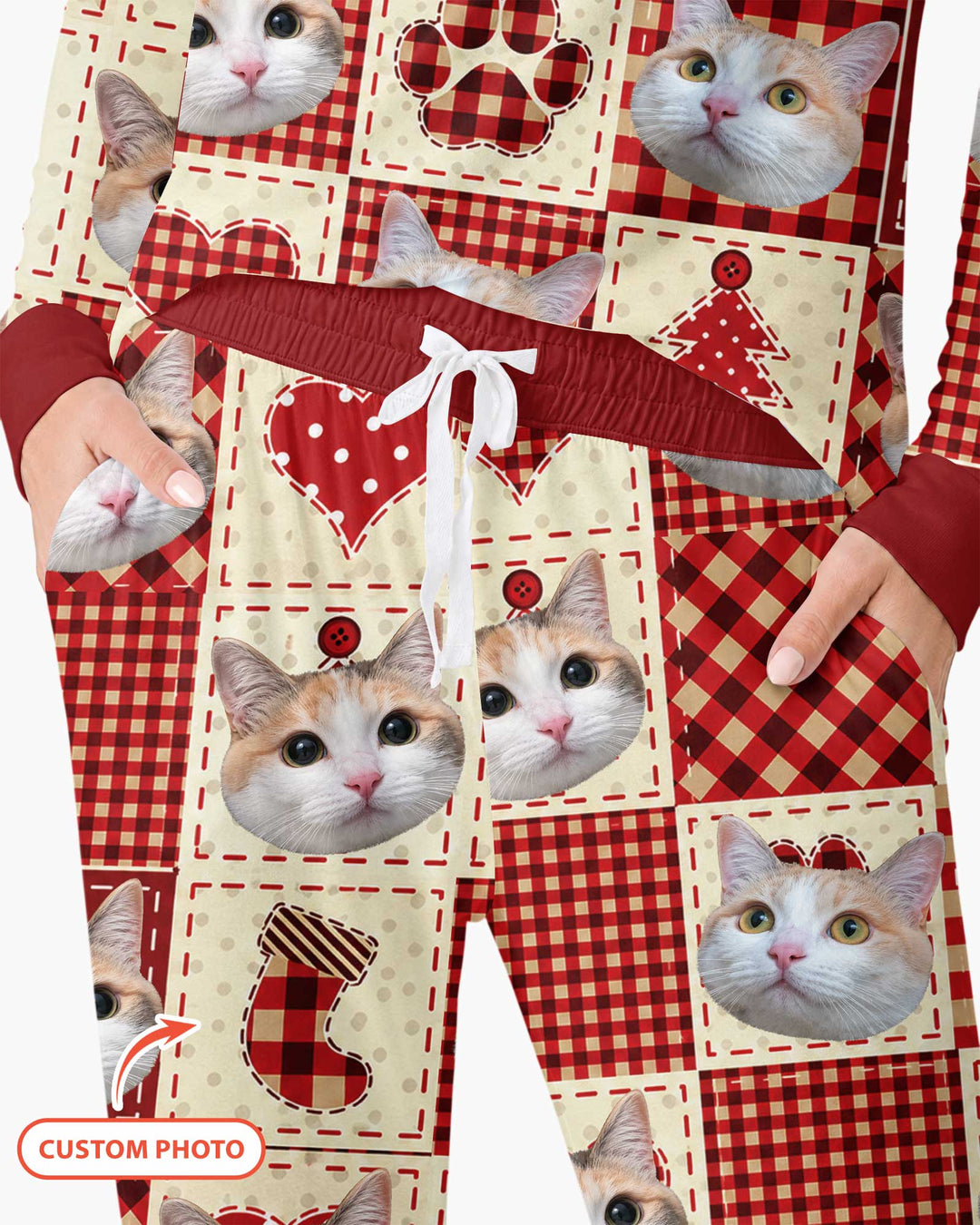 Christmas Ugly Pet Bamboo Women Pajama Set
