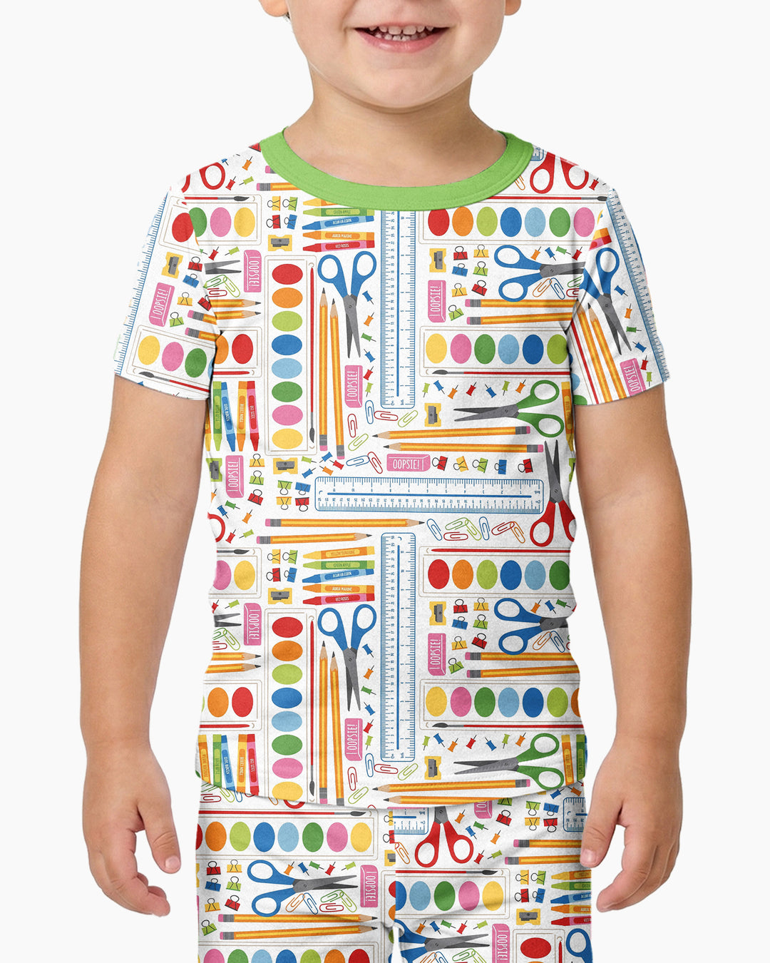 Craft Corner Bamboo Two Piece Short Sleeve Pajama Set