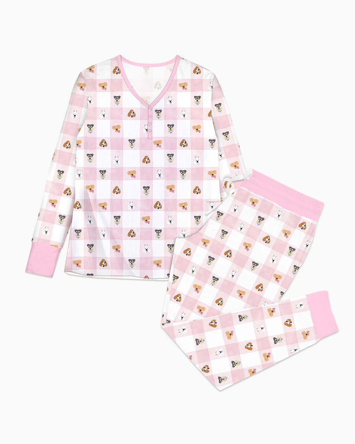Plaid Pals Family Matching Bamboo Women Pajama Set
