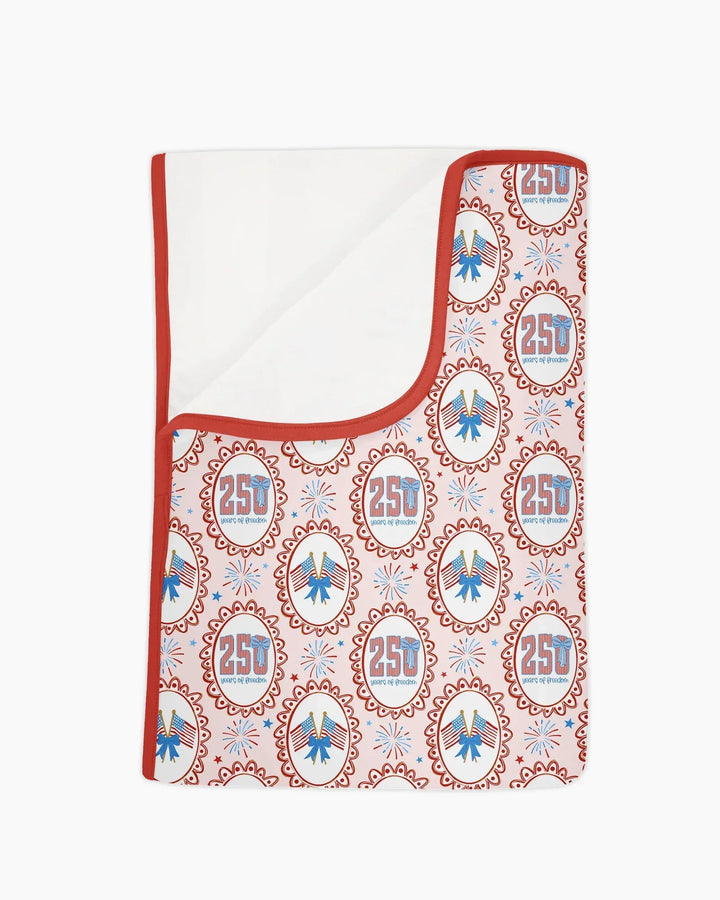 Patriotic CoquetteBamboo Blanket