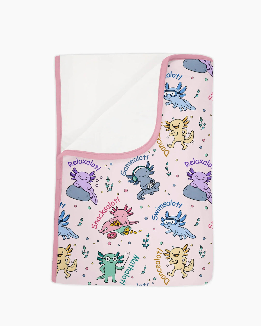 A Lotta Axolotls Bamboo Blanket