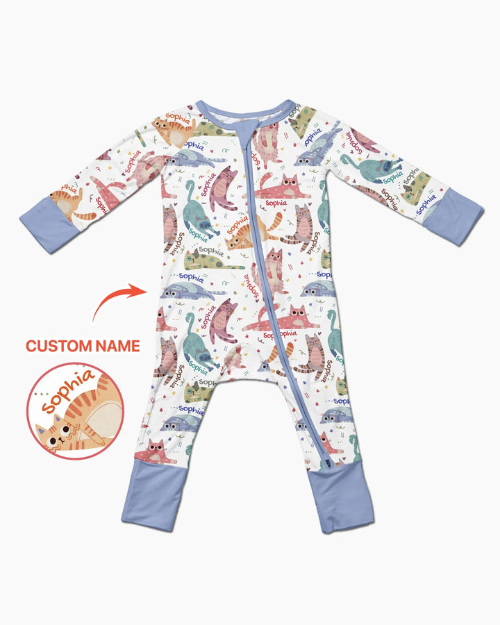 Cat Nap Crew Bamboo Convertible Zippy