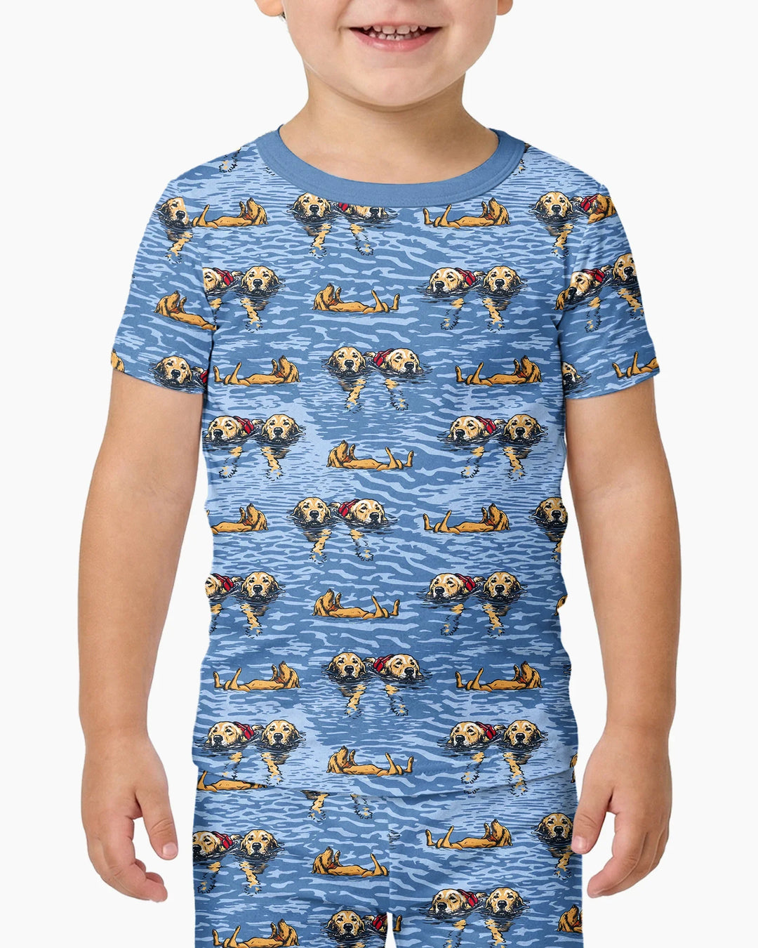 Zweiteiliges, kurzärmliges Pyjama-Set mit Marienkäfern