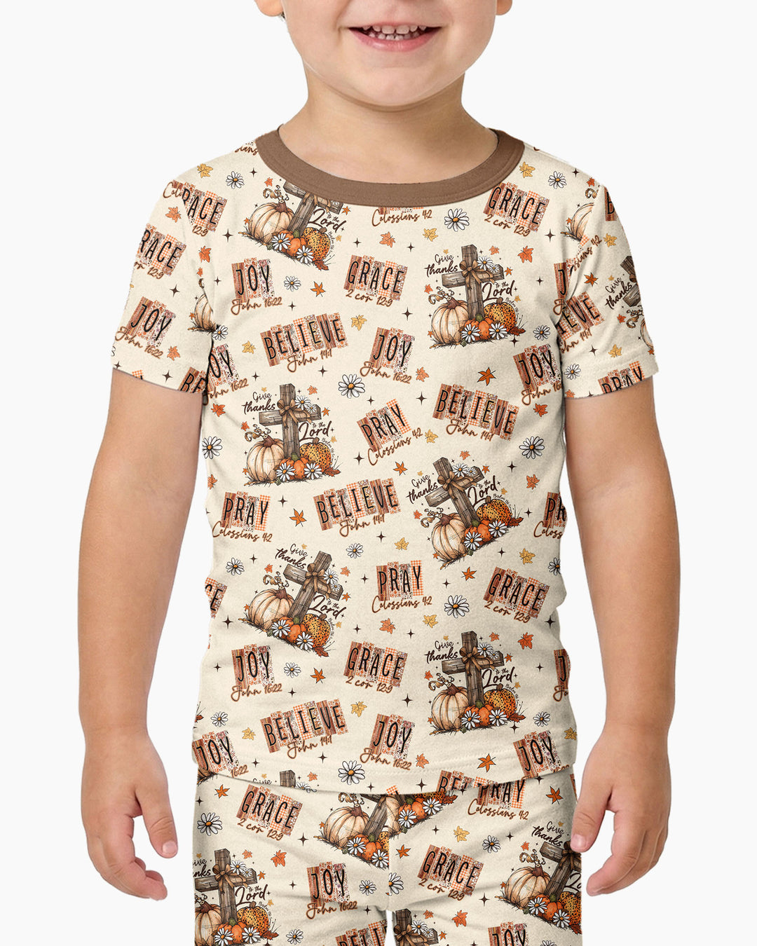 Conjunto de pijama de dos piezas de manga corta de bambú
