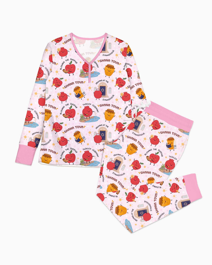 Sweet Sacred Moments Family Matching Bamboo Women Pajama Set