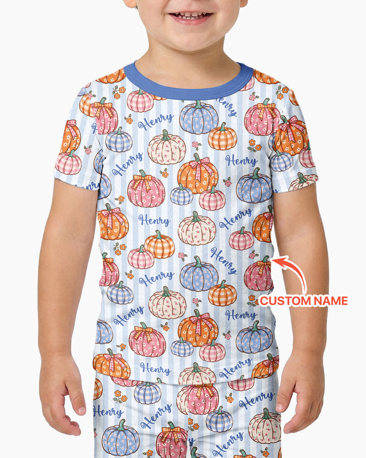 Zweiteiliges, kurzärmliges Pyjama-Set mit Marienkäfern