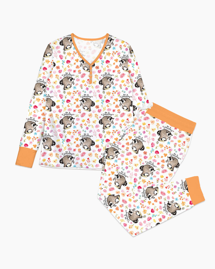 Be A Jimothy Family Matching Bamboo Women Pajama Set