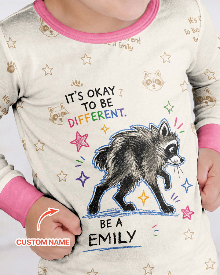 Jimothy The Raccoon Bamboo Two Piece Long Sleeve Pajama Set